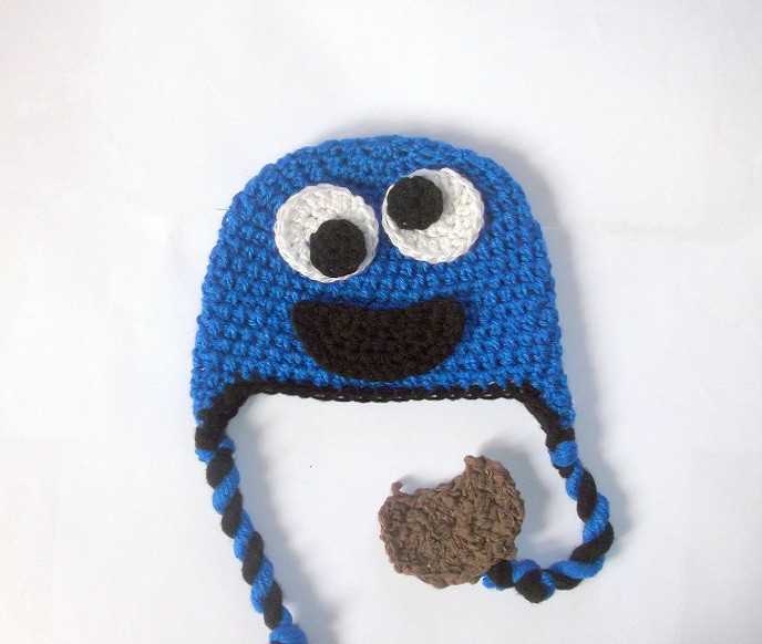 Cookie monster knit hat pattern