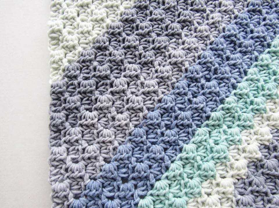 Corner to corner knit baby blanket pattern free