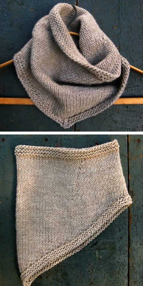 Free Knitting Pattern for a Cozy Cowl Cowl knit pattern free