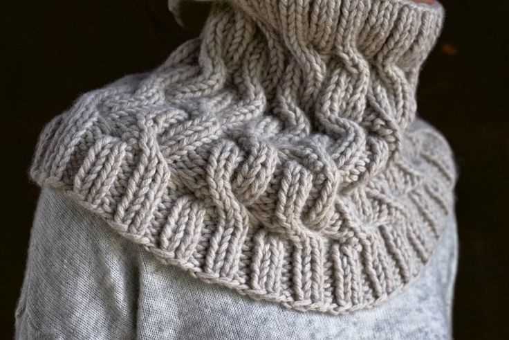 Cozy cable knit hat pattern