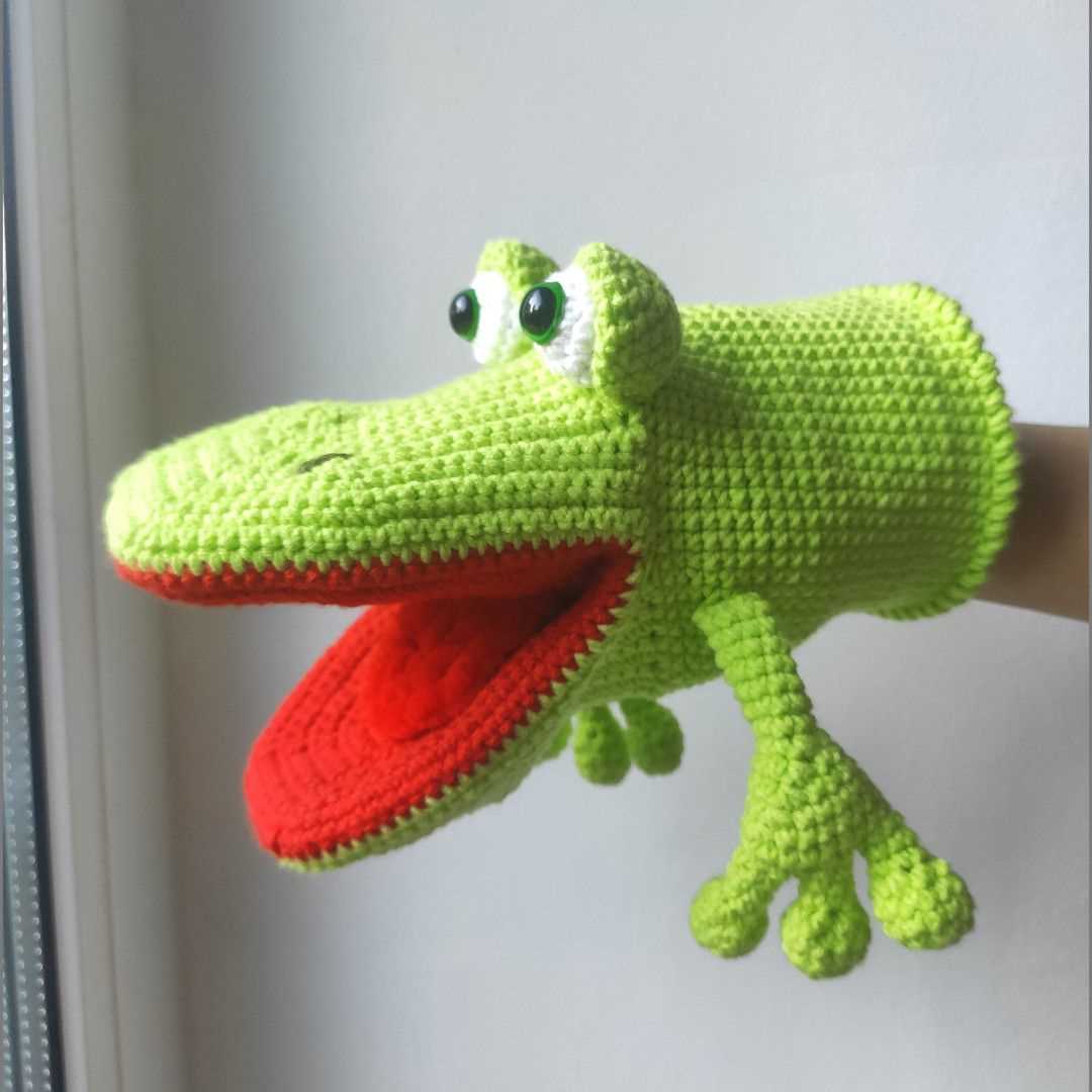 Crocodile knitting pattern