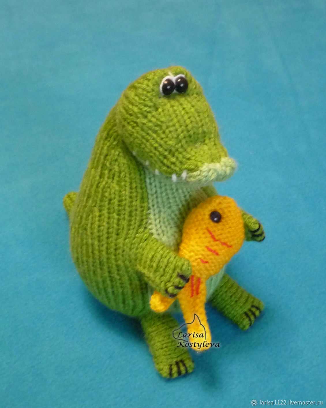 Crocodile knitting pattern