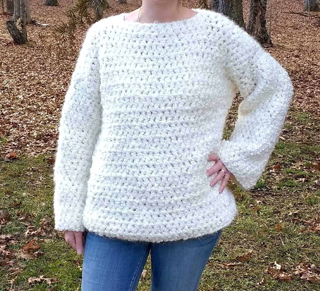Cropped chunky cardigan knitting pattern