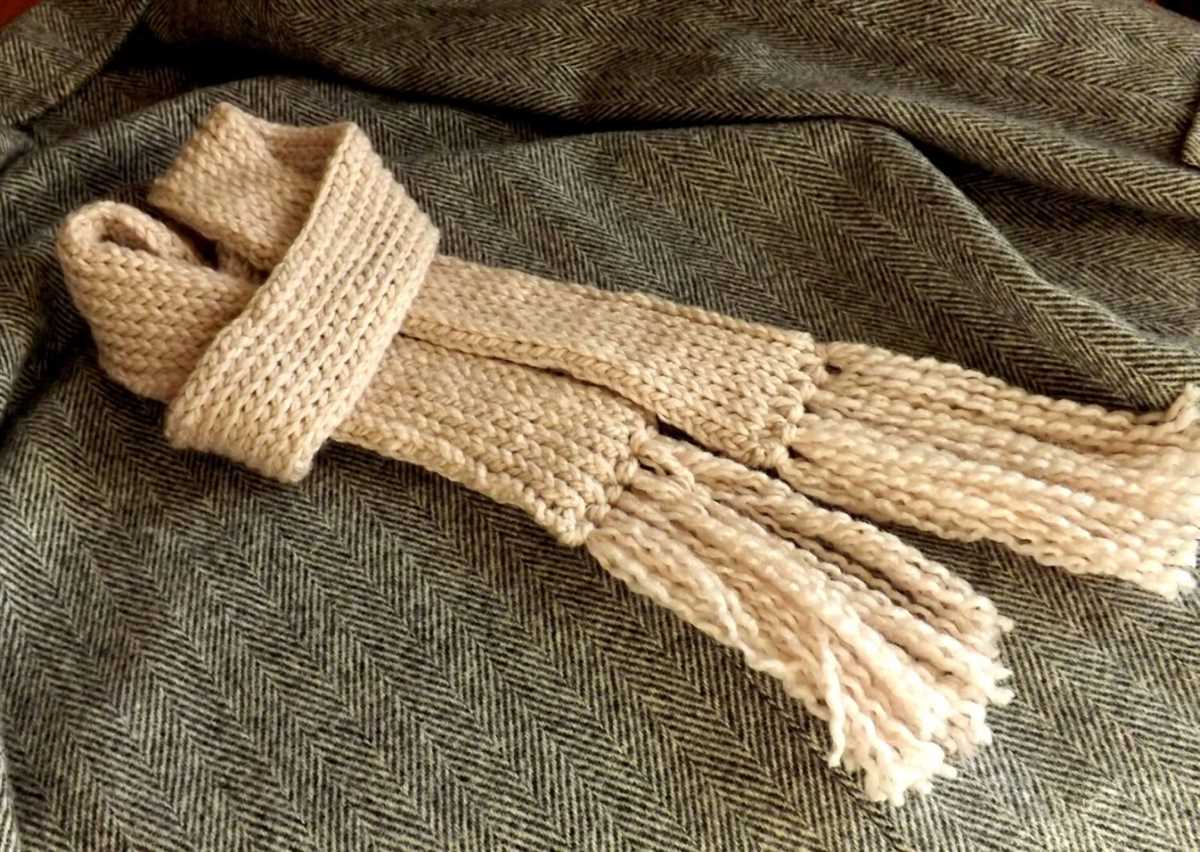 Cute knit scarf patterns