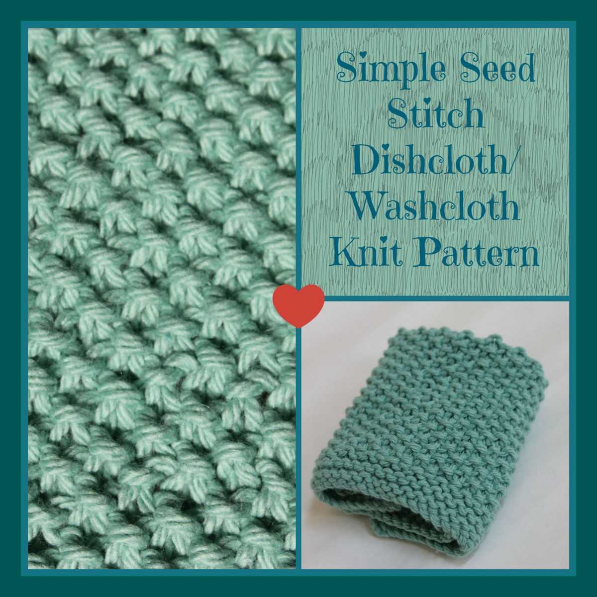 Daisy dishcloth knit pattern