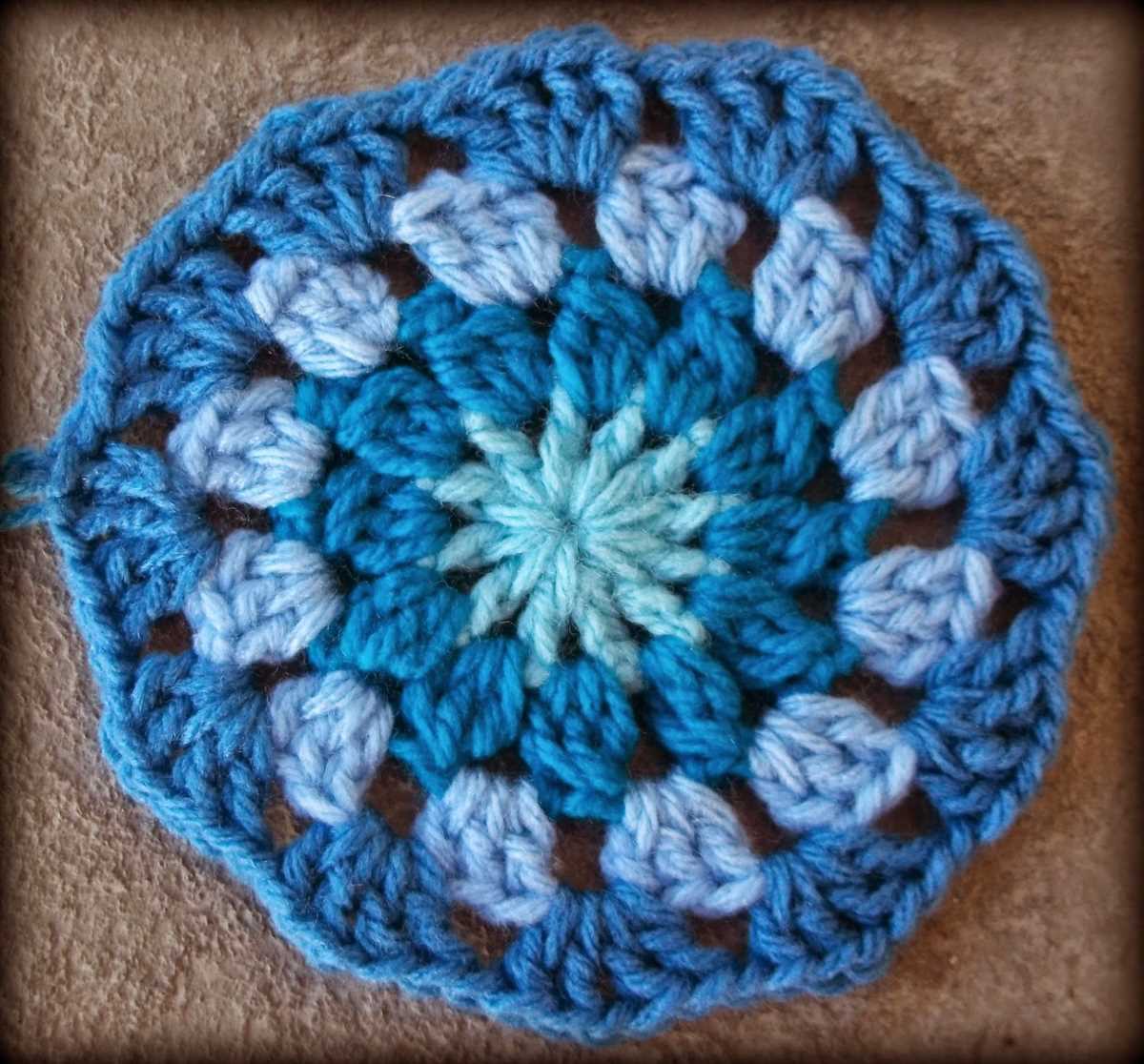 Daisy knit pattern