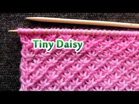 Daisy knit pattern