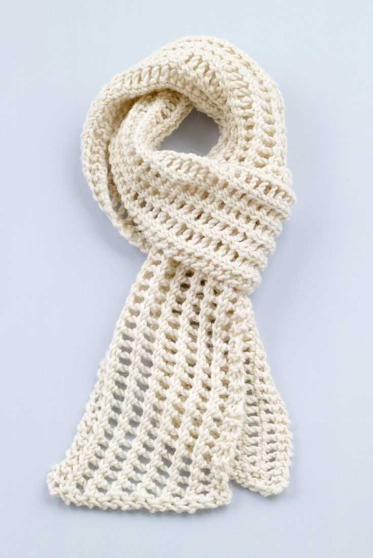 Diagonal knitted scarf pattern free