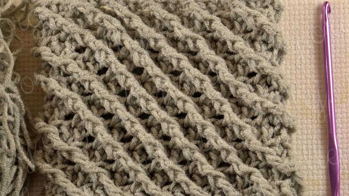 Diagonal knitting stitch patterns
