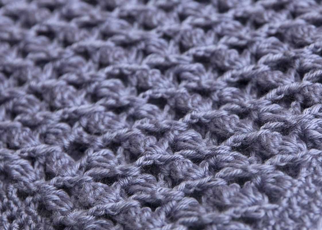 Diagonal knit baby blanket free pattern