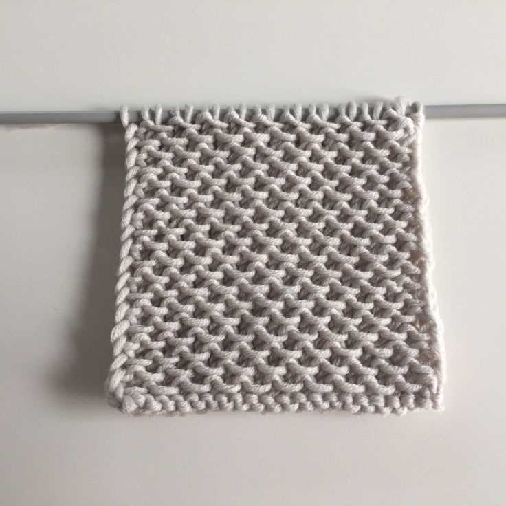Diagonal knit baby blanket free pattern
