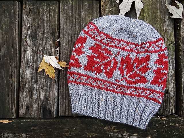 Diamond hat knitting pattern