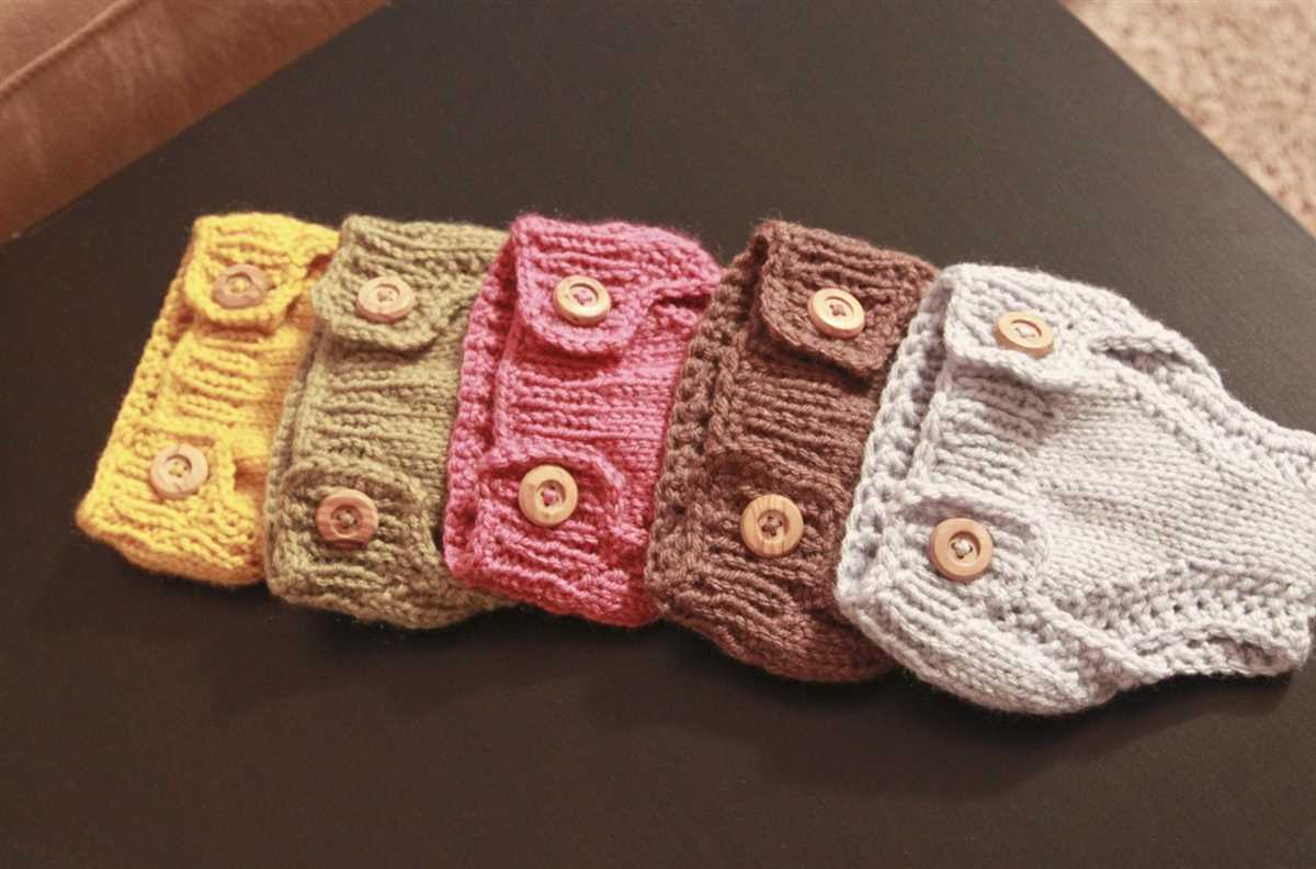 Diaper soaker knitting pattern