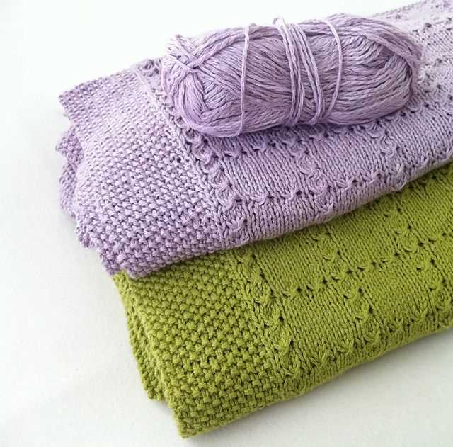 Different knitting patterns for blankets