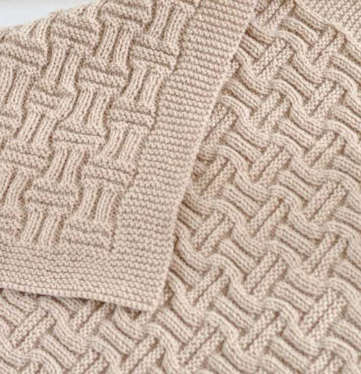 Different knitting patterns for blankets