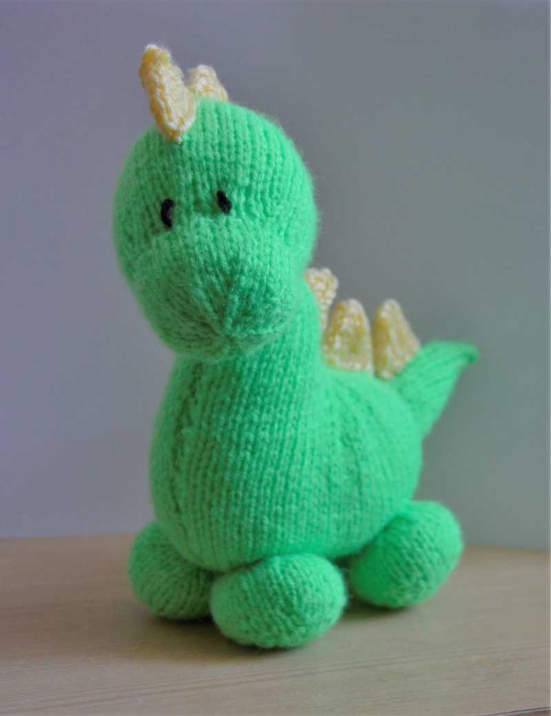 Dinosaur toy knitting pattern free