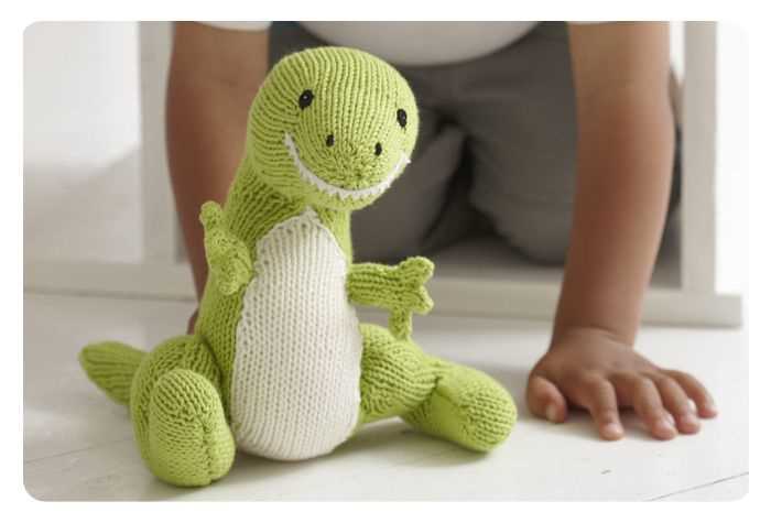 Dinosaur toy knitting pattern free