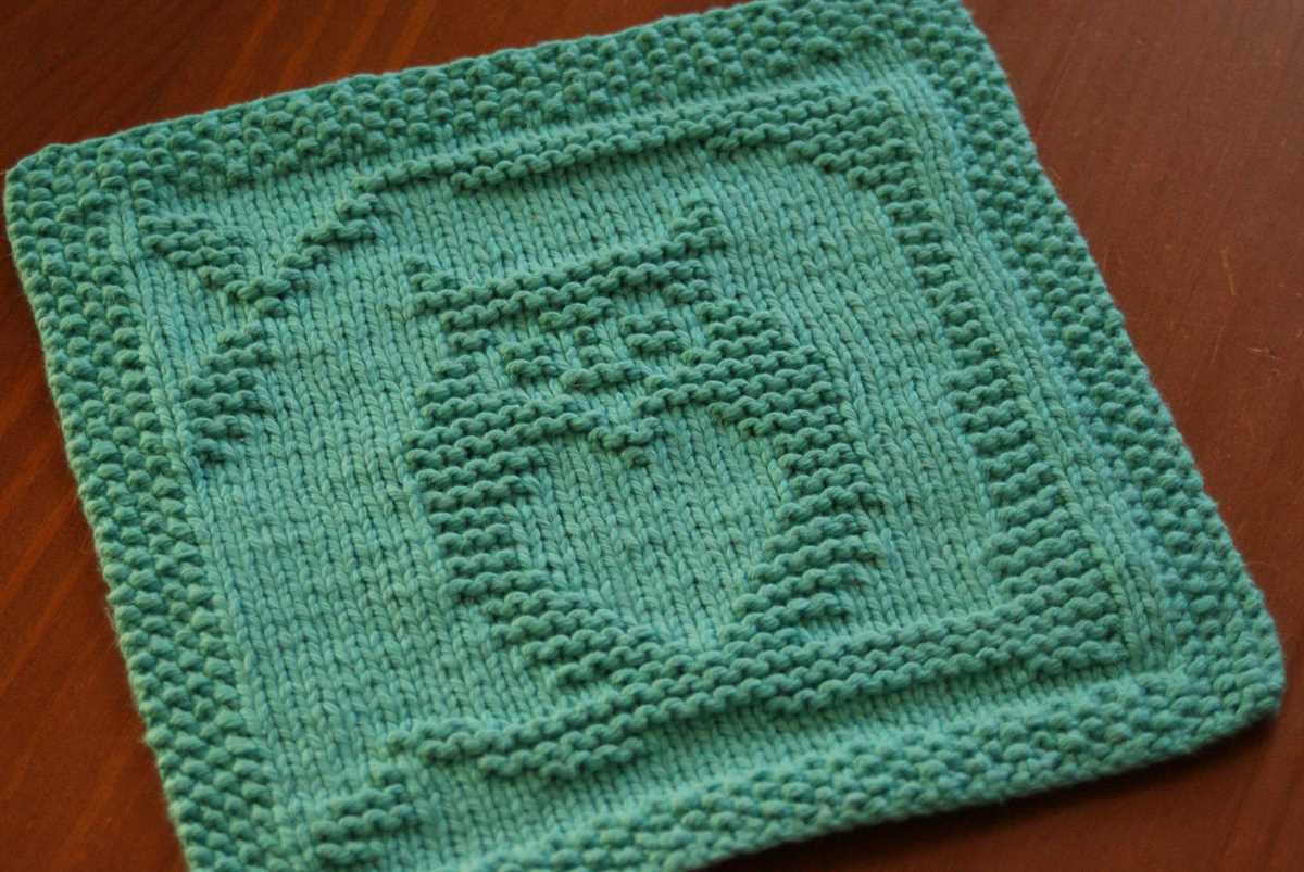 Dishcloth knitting patterns ravelry