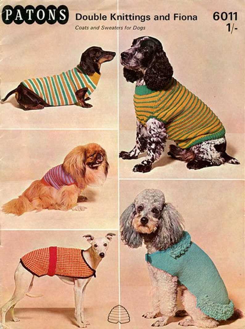 Dog coat knitting pattern