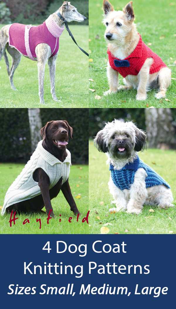 Dog coat knitting patterns to download