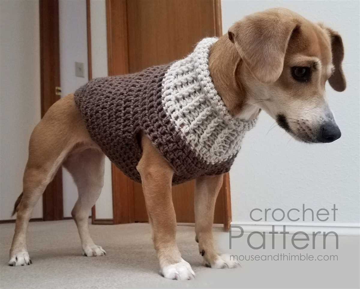 Dog coat knitting patterns to download