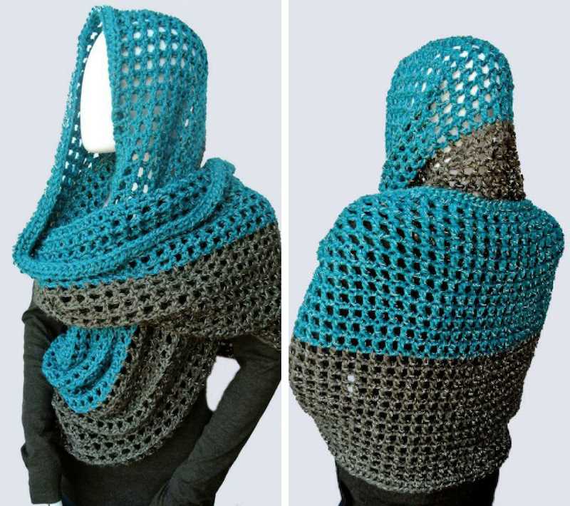 Double wrap cowl knitting pattern