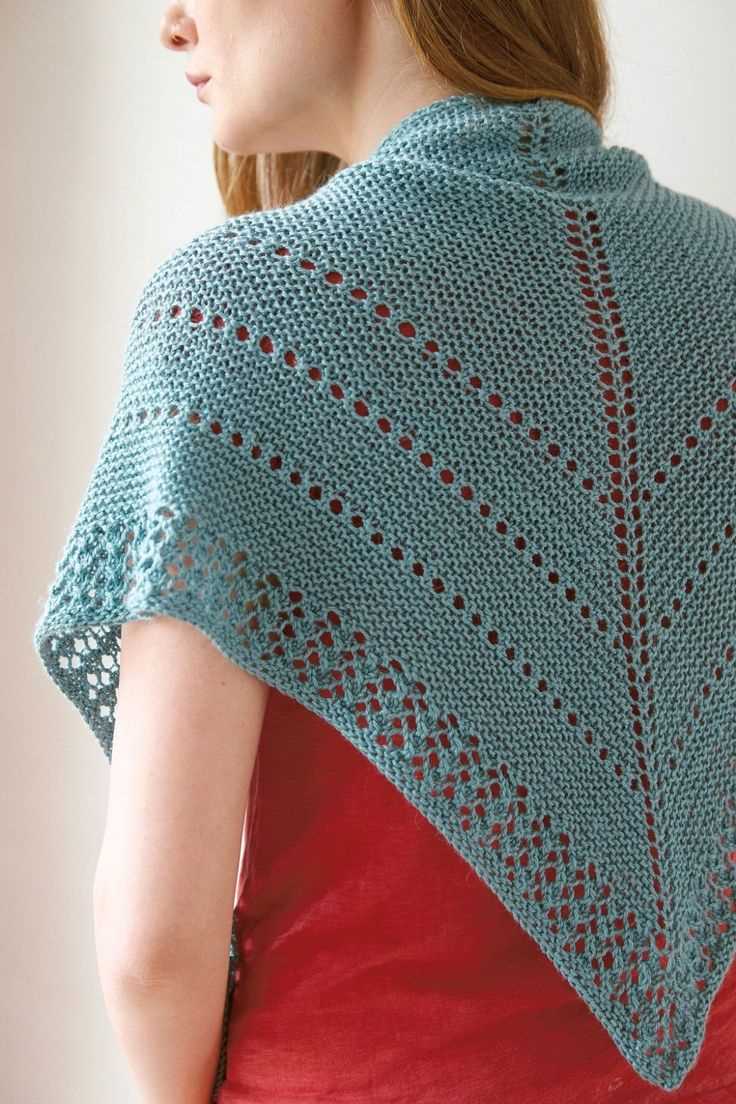 Double knit shawl pattern