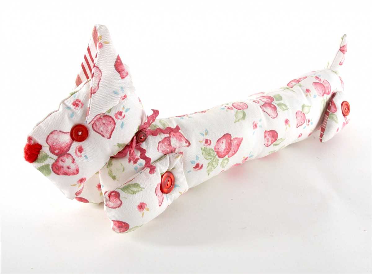 Draught excluder knitting pattern