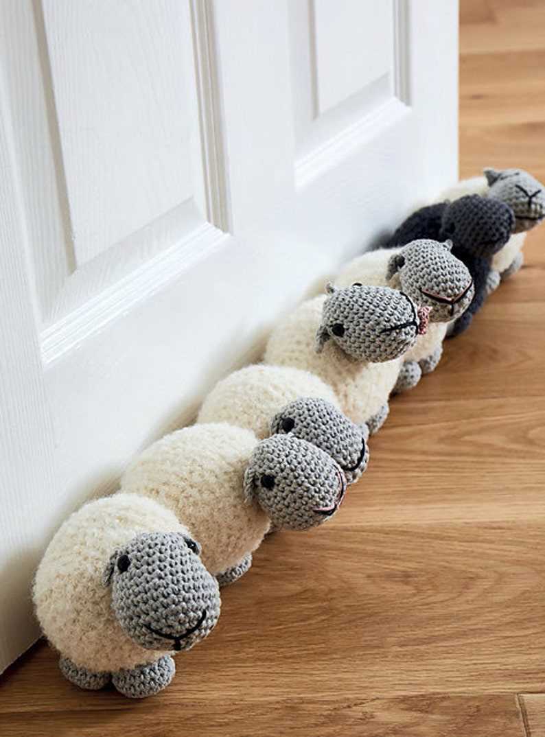 Draught excluder knitting pattern