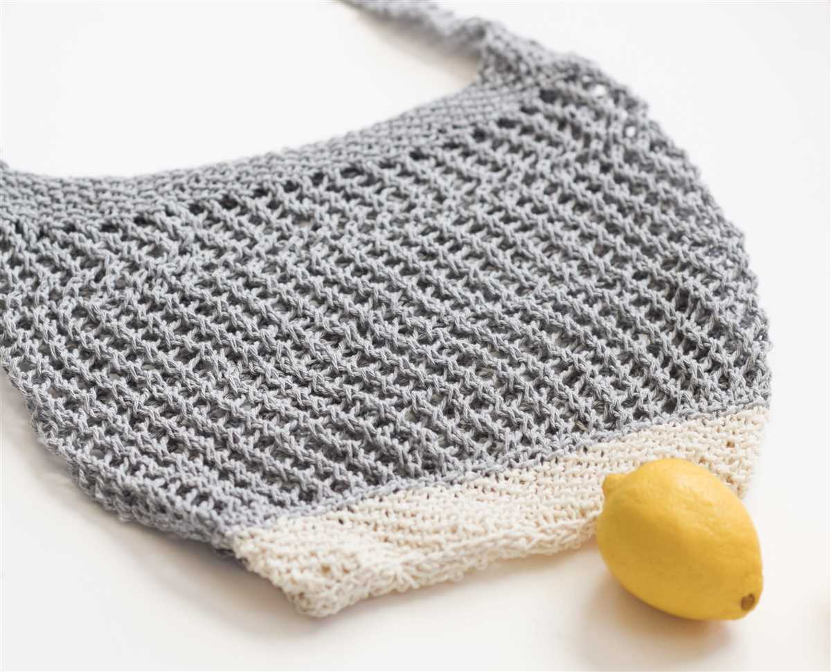 Drawstring bag knitting pattern free
