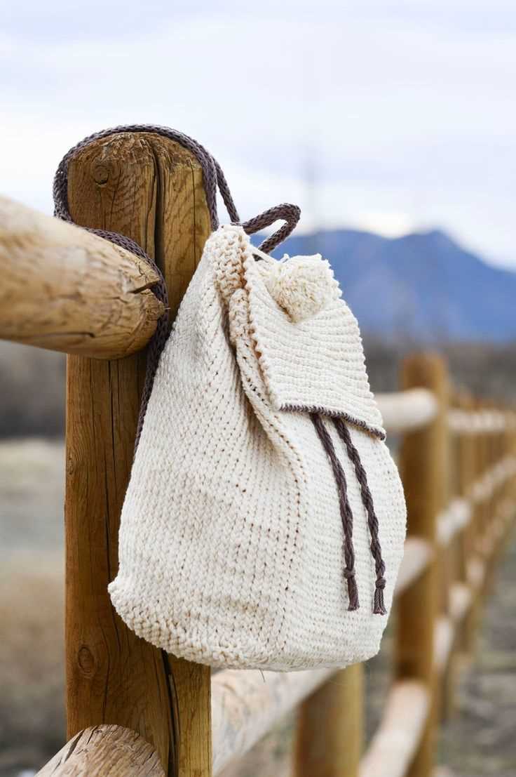 Drawstring bag knitting pattern free