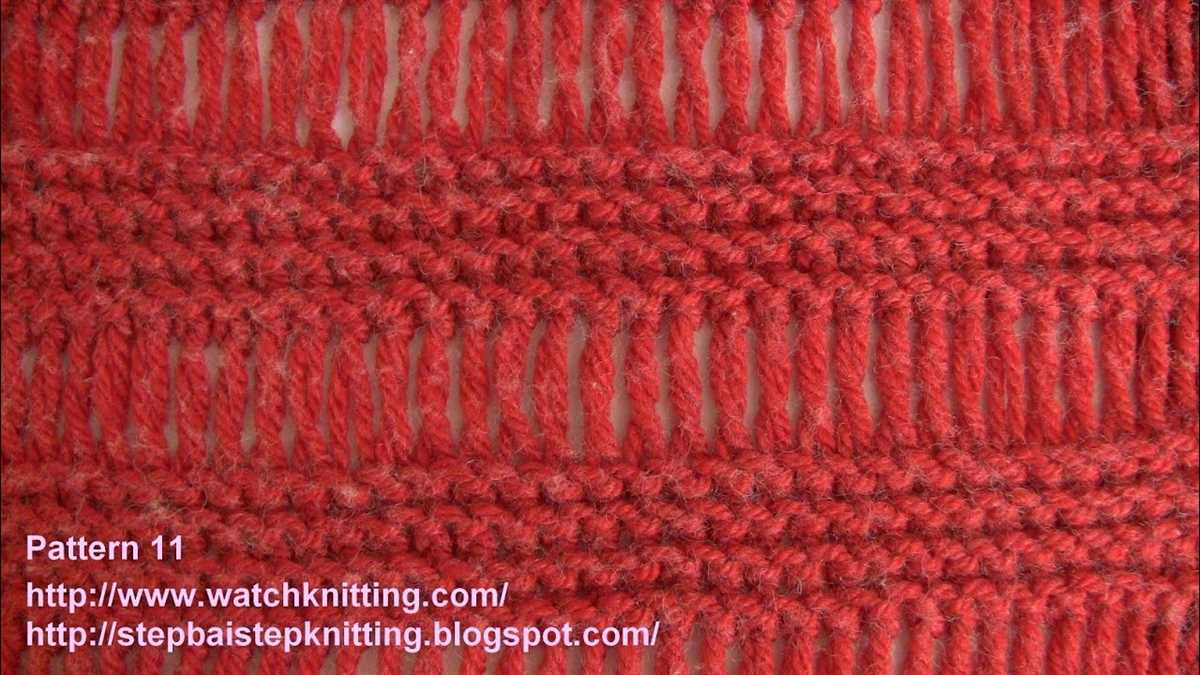 Drop stitch sweater knitting patterns
