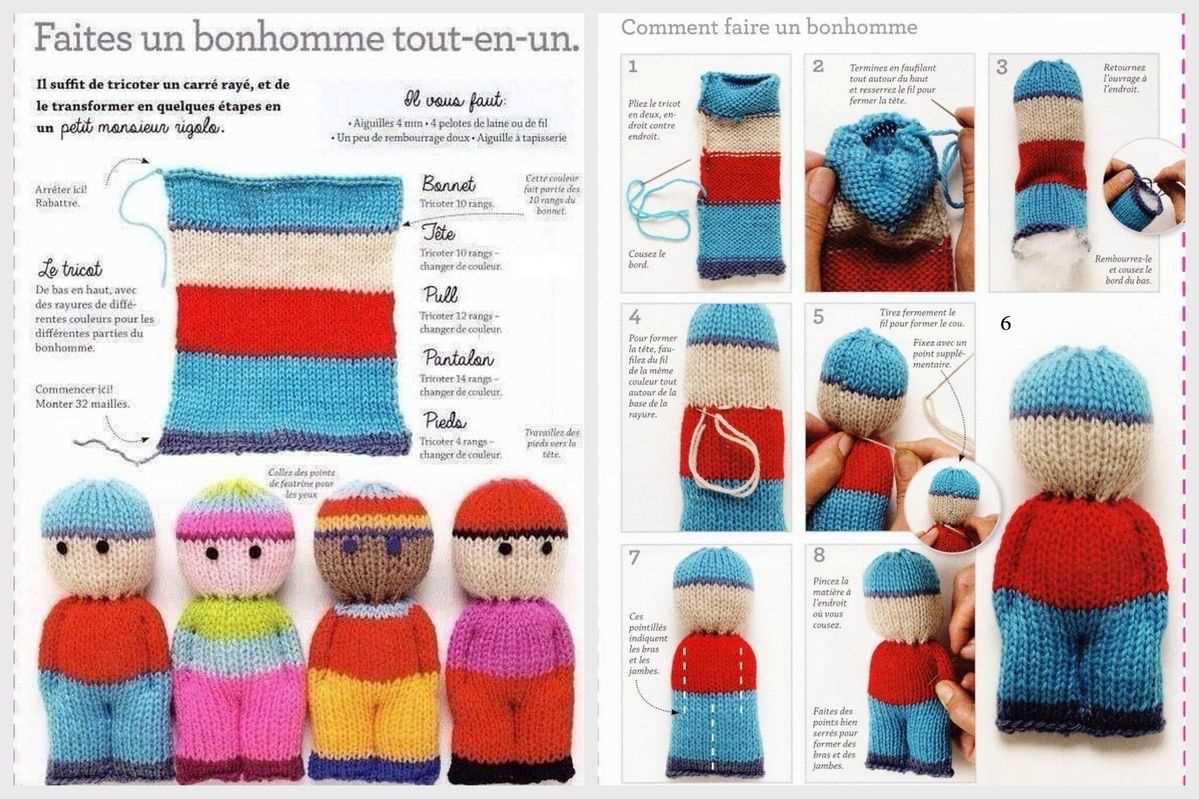 Dude dolls knitting pattern
