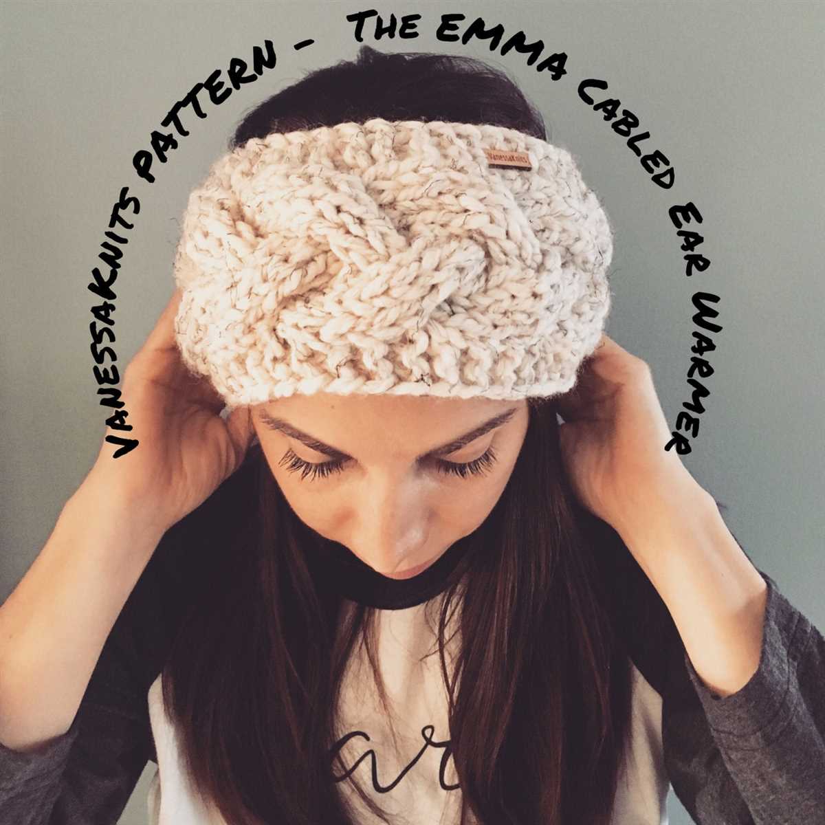 Ear warmer headband pattern knit