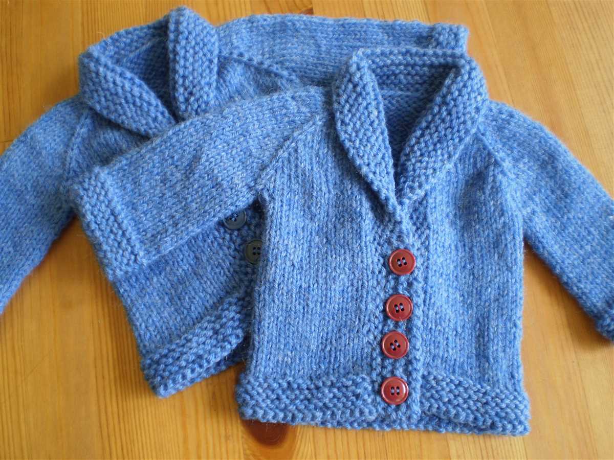 Easiest baby sweater knit pattern