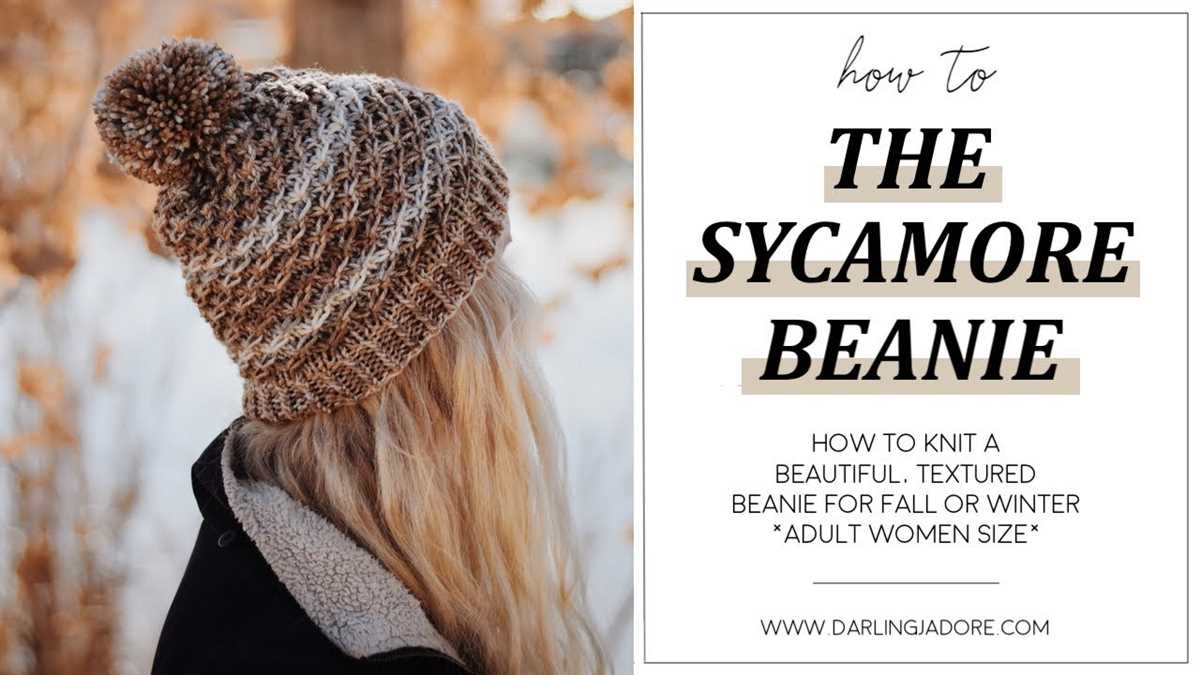 Easy beanie knitting patterns for beginners