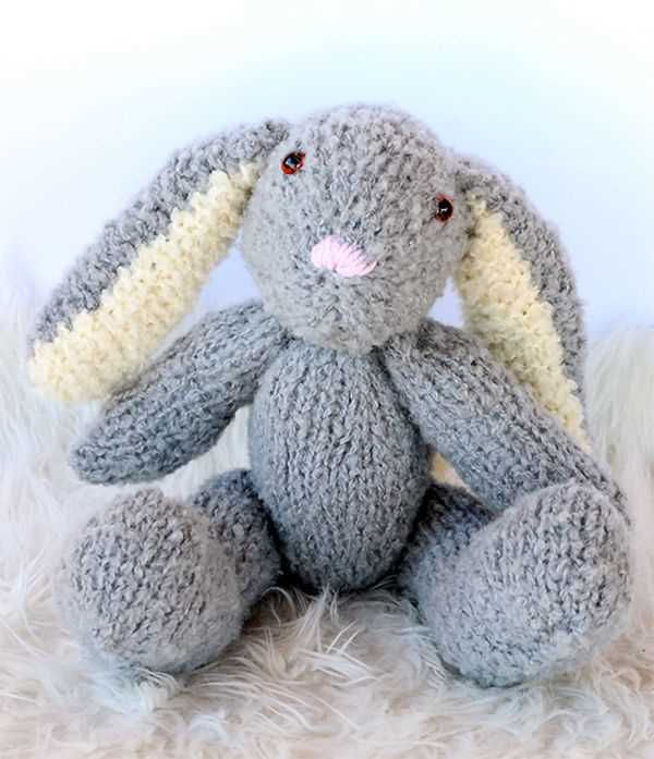 Easy bunny knitting pattern