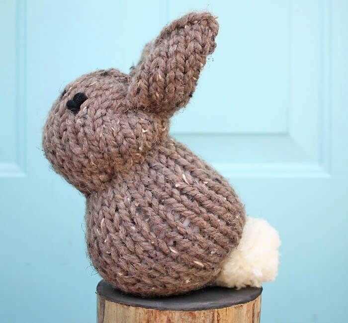 Easy bunny knitting pattern
