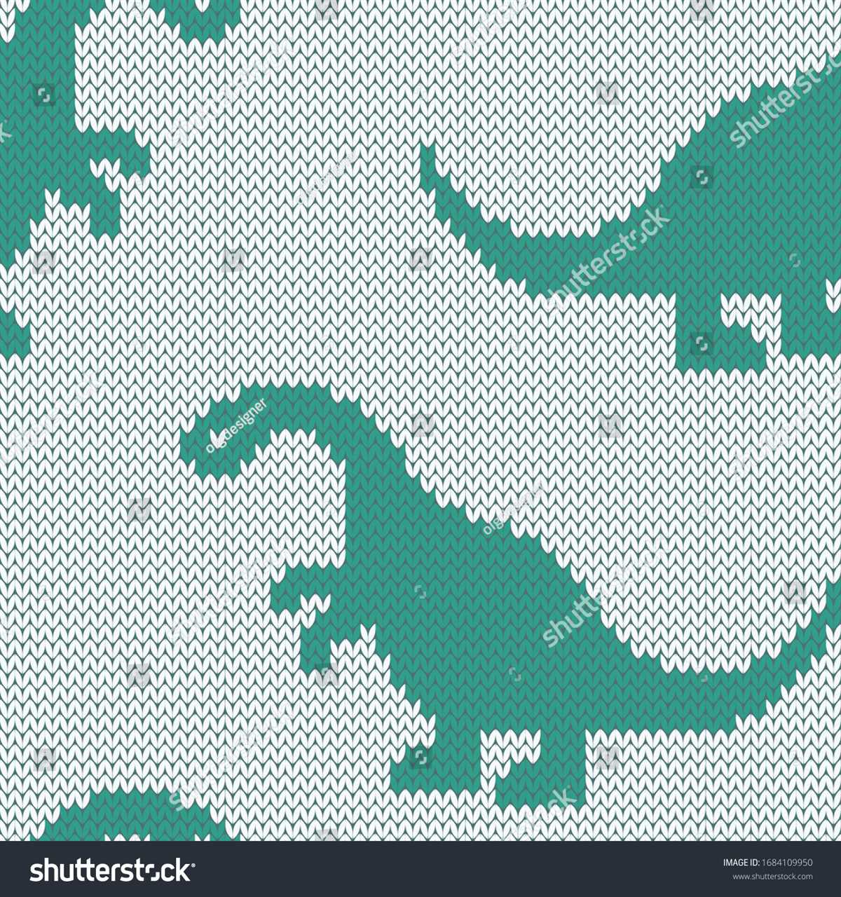 Easy dinosaur knitting pattern