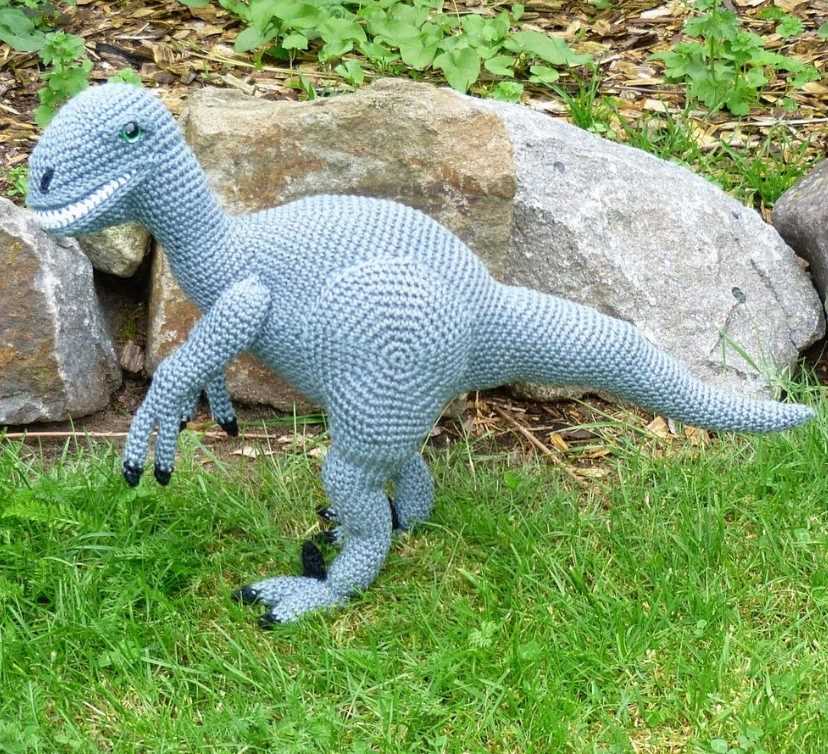 Easy dinosaur knitting pattern