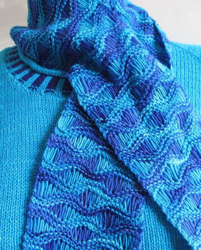 Easy free scarf knitting patterns