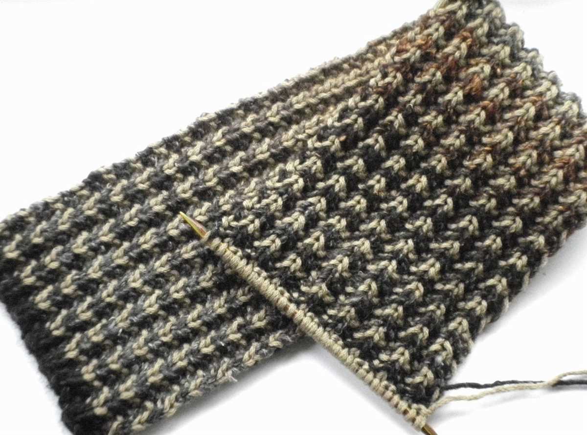 Easy knit men's scarf pattern