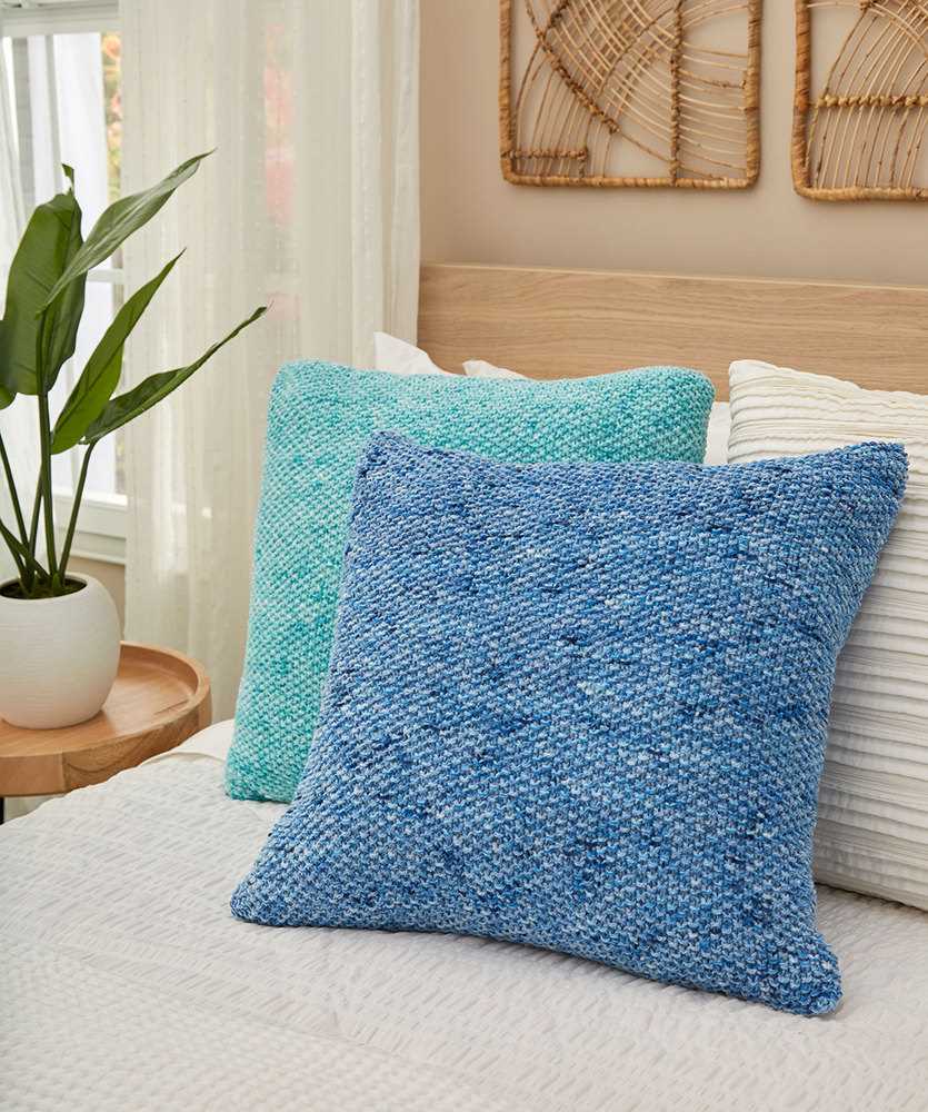 Easy knit pillow pattern