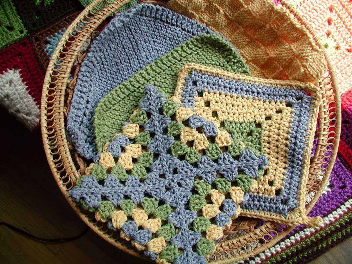 Easy knit potholder pattern