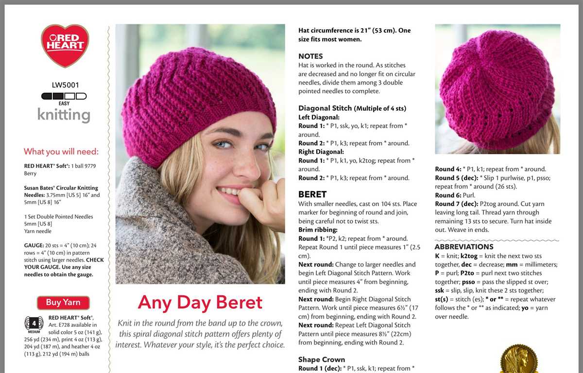 Easy knitted beanie pattern free
