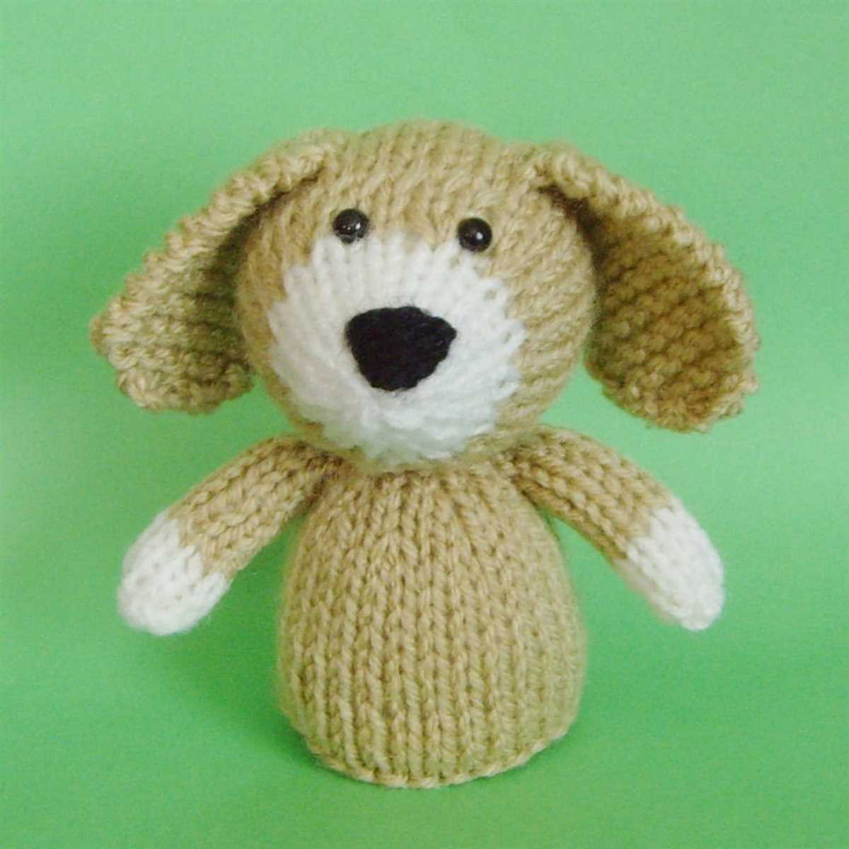 Easy knitted dog toy pattern