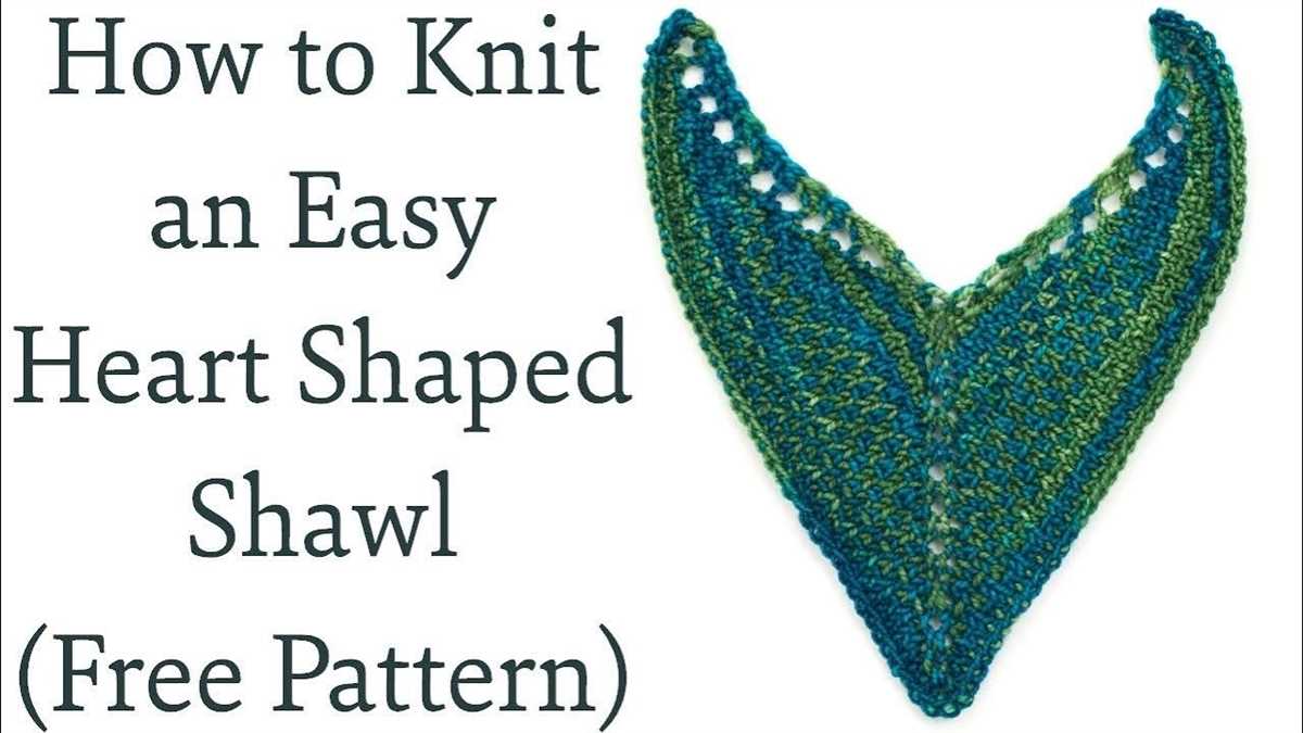 Easy knitted shawl patterns