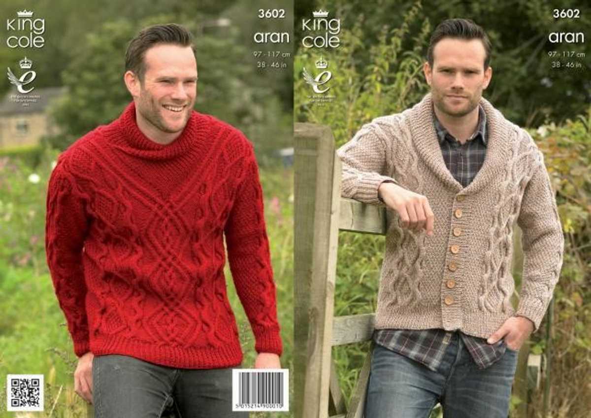 Easy men's knit sweater pattern