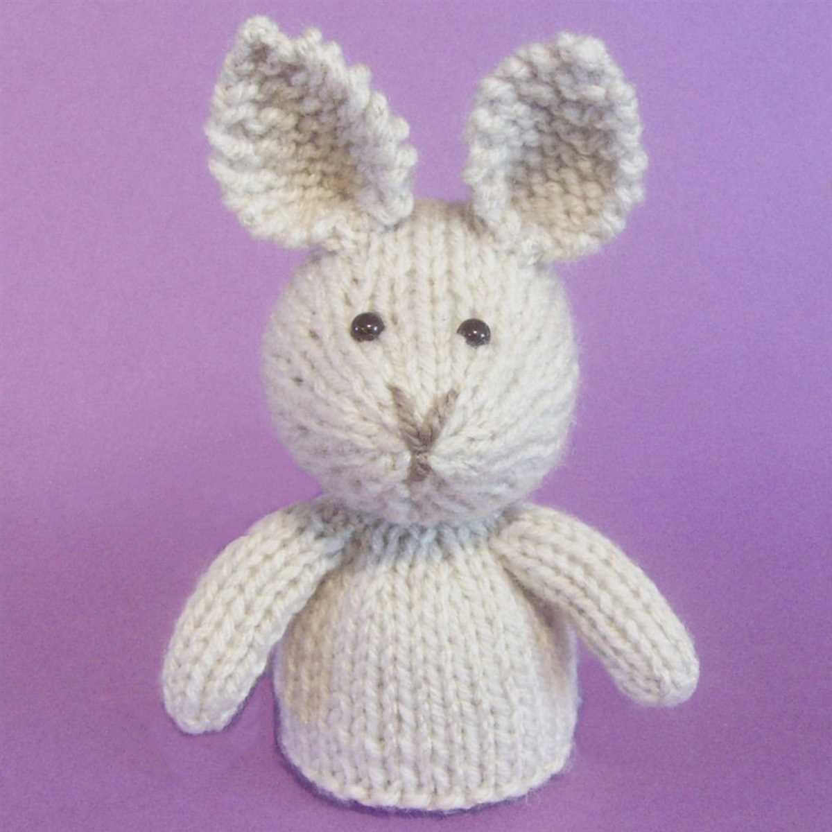 Easy rabbit knitting pattern