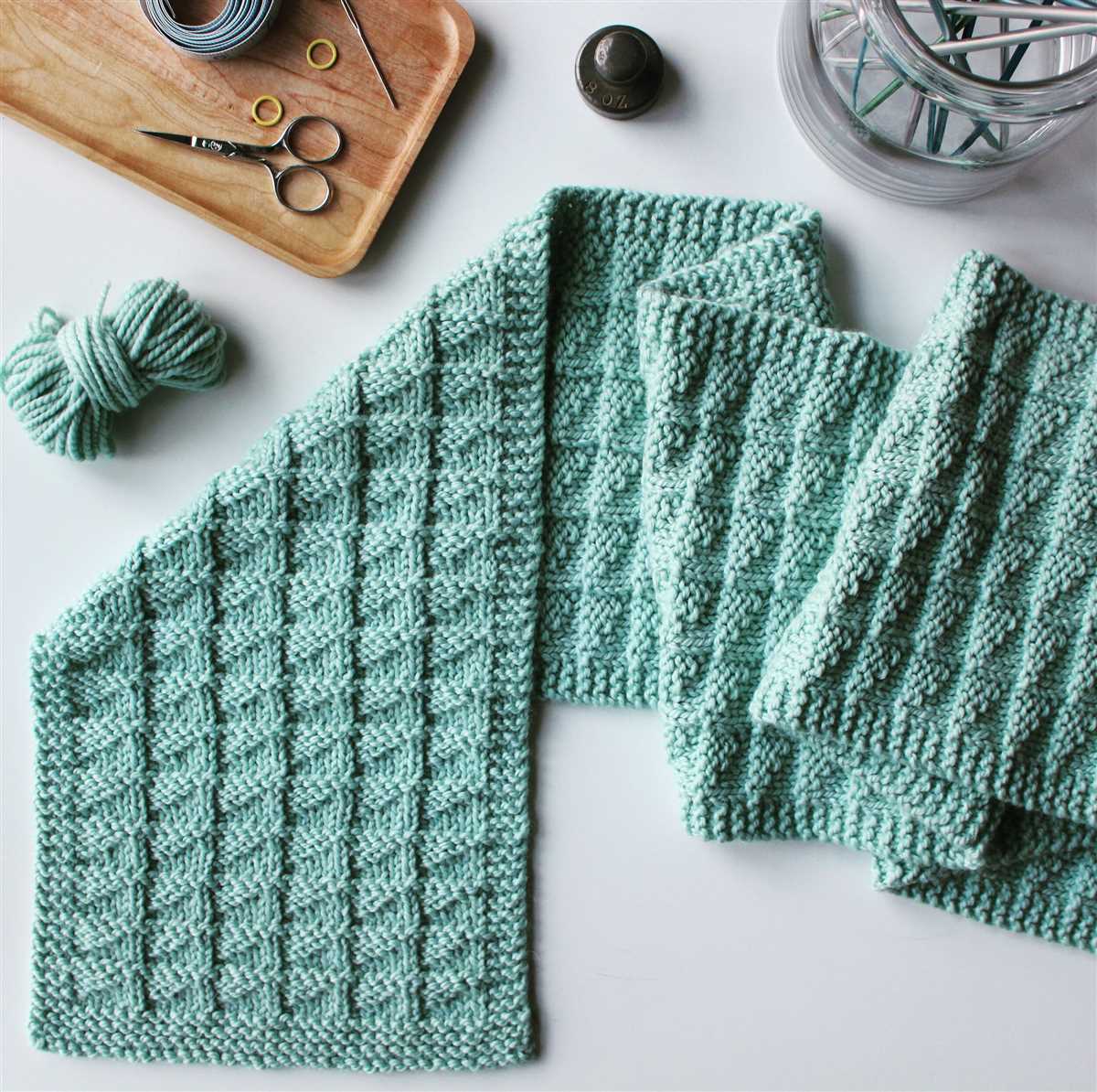 Easy reversible scarf knitting patterns